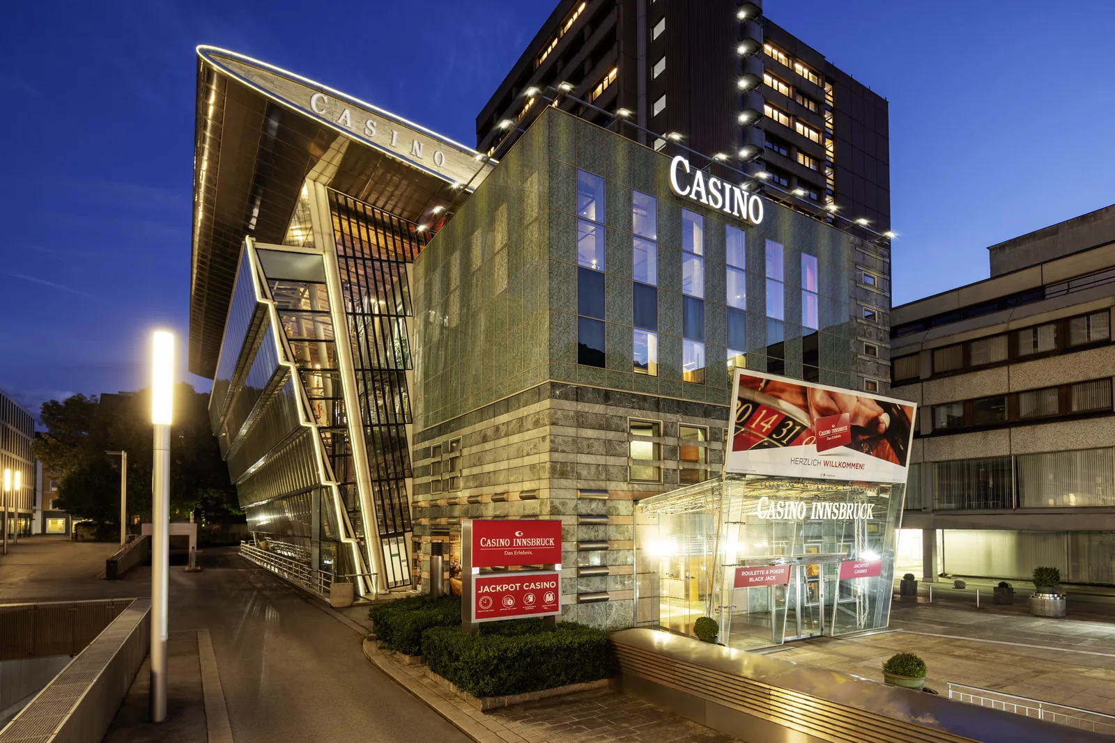 Außenansicht Casino Innsbruck in Innsbruck