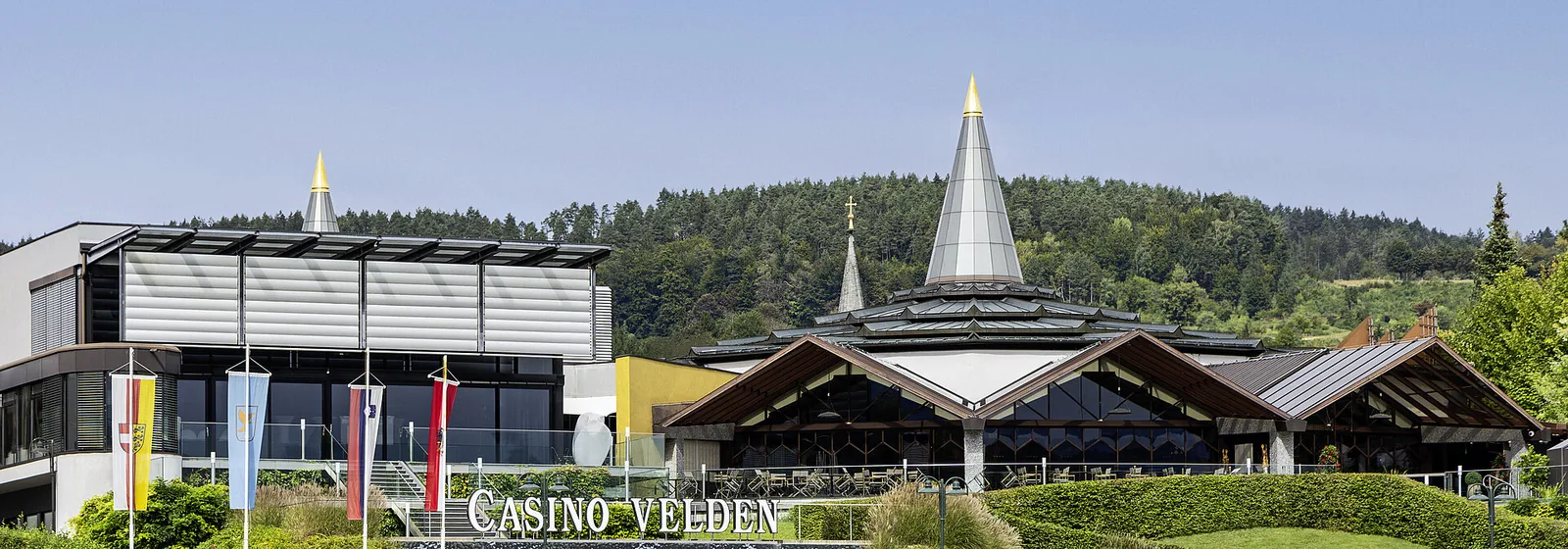 Außenansicht Casino Velden in Velden am Wörthersee